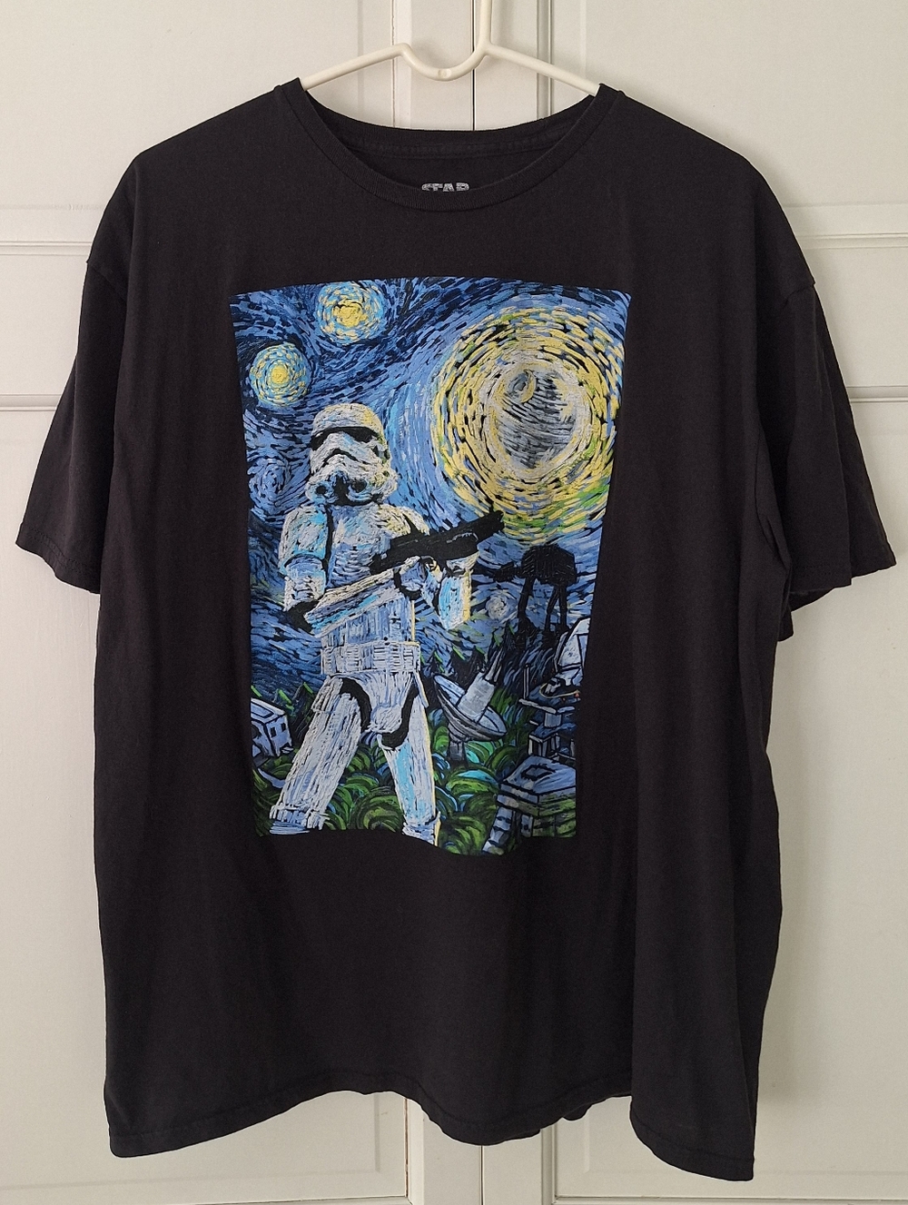 Star Wars Storm Trooper Starry Night t-shirt